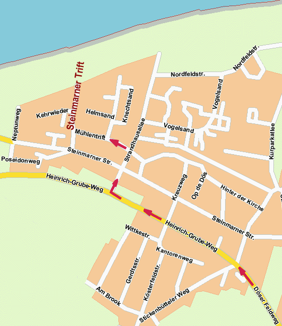 Cuxhafen Ferienwohnung Anreise